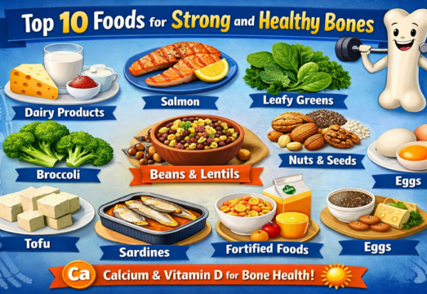 Top 10 Foods For Strong And Healthy Bones